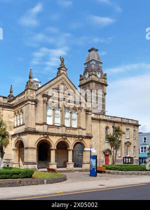 UK, Somerset, Weston Super Mare Town Hall. Stock Photo