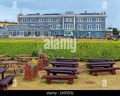 UK, Somerset, Weston Super Mare, The Royal Hotel. Stock Photo