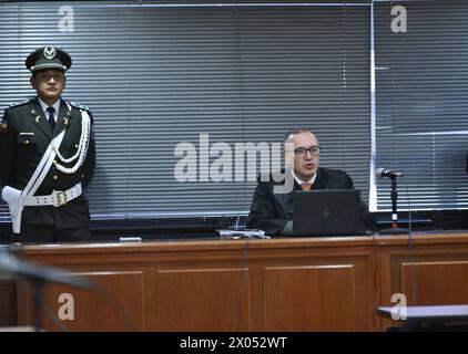 AUDIENCIA-PABLO-MUENTES Quito, martes 9 de abril de 2024 Audiencia de forma Telematica, de Ex Asambleista Pablo Muentes en el Caso Purga, en la Corte Nacional de Justicia. Fotos: Quito Pichincha Ecuador CLJ-AUDIENCIA-PABLO-MUENTES-0c5078708ce19e2fda1251f3764c4ab1 *** PABLO MUENTES HEARING Quito, Tuesday, April 9, 2024 Telematic Hearing of Former Assemblyman Pablo Muentes in the Purge Case, in the National Court of Justice Photos Quito Pichincha Ecuador CLJ PABLO MUENTES HEARING 0c5078708ce19e2fda1251f3764c4ab1 Copyright: xAPI/APIx Stock Photo