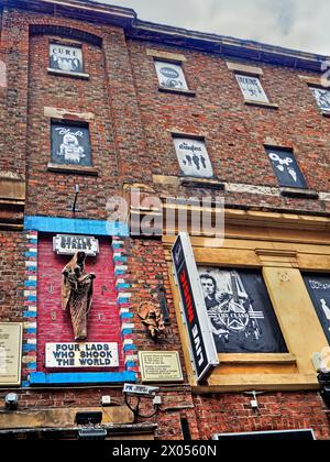 UK, Liverpool, Eric's Club on Matthew Street. Stock Photo