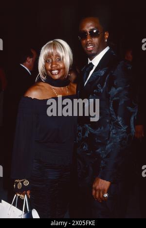 Janice Combs and Sean 'P. Diddy' Combs attend the 2002 CFDA Fashion Awards at The New York Public Library in New York City on June 3, 2002.  Photo Credit: Henry McGee/MediaPunch Stock Photo