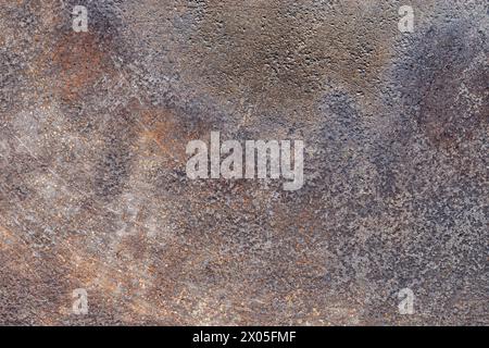 dark iron metal surface background texture with scratches Stock Photo
