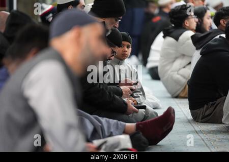 Worshippers gather for morning prayers at Green Lane Masjid in ...