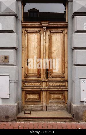 old wooden door Stock Photo