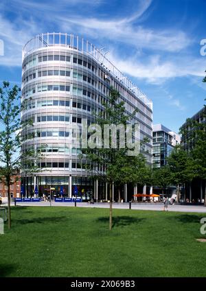 Spinningfields, a development of commercial, retail and residential space in Manchester city centre Stock Photo