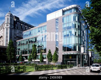 Spinningfields, a development of commercial, retail and residential space in Manchester city centre Stock Photo