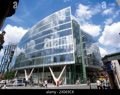 Spinningfields, a development of commercial, retail and residential space in Manchester city centre Stock Photo