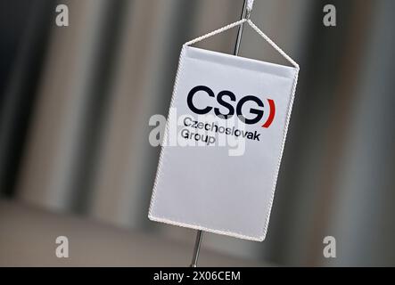 Prague, Czech Republic. 10th Apr, 2024. Press conference of Czechoslovak Group (CSG), an industrial and technological group, in Prague, Czech Republic, April 10, 2024. Credit: Katerina Sulova/CTK Photo/Alamy Live News Stock Photo