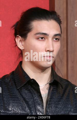 LOS ANGELES - APR 9:  Sebastian Amoruso at the The Sympathizer HBO Premiere Screening at the Paramount Theater on April 9, 2024 in Los Angeles, CA Stock Photo