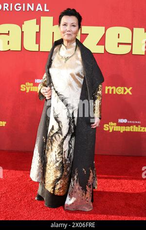 April 9, 2024, Los Angeles, Ca, USA: LOS ANGELES - APR 9: Kieu Chinh at the The Sympathizer HBO Premiere Screening at the Paramount Theater on April 9, 2024 in Los Angeles, CA (Credit Image: © Kay Blake/ZUMA Press Wire) EDITORIAL USAGE ONLY! Not for Commercial USAGE! Stock Photo