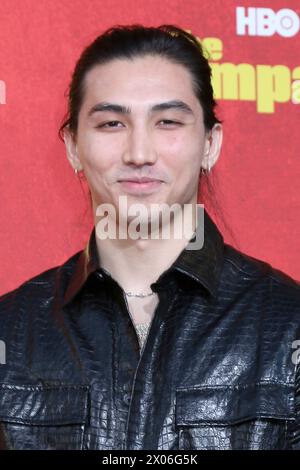 April 9, 2024, Los Angeles, Ca, USA: LOS ANGELES - APR 9: Sebastian Amoruso at the The Sympathizer HBO Premiere Screening at the Paramount Theater on April 9, 2024 in Los Angeles, CA (Credit Image: © Kay Blake/ZUMA Press Wire) EDITORIAL USAGE ONLY! Not for Commercial USAGE! Stock Photo