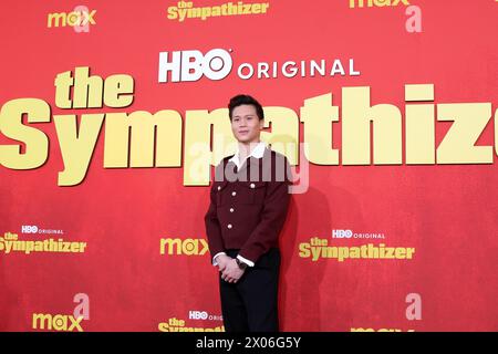 April 9, 2024, Los Angeles, Ca, USA: LOS ANGELES - APR 9: Hoa Xuande at the The Sympathizer HBO Premiere Screening at the Paramount Theater on April 9, 2024 in Los Angeles, CA (Credit Image: © Kay Blake/ZUMA Press Wire) EDITORIAL USAGE ONLY! Not for Commercial USAGE! Stock Photo