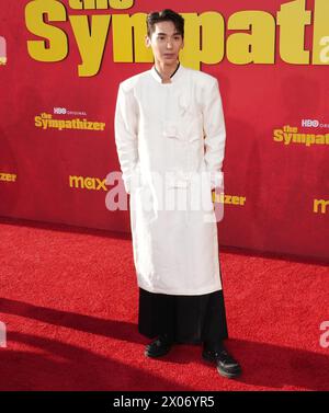 Los Angeles, USA. 09th Apr, 2024. Duc Tran Nguyen aka Plastique Tiara arrives at the HBO Original Limited Series' THE SYMPATHIZER Los Angeles Premiere held at the Paramount Theater in Los Angeles, CA on Tuesday, ?April 9, 2024. (Photo By Sthanlee B. Mirador/Sipa USA) Credit: Sipa USA/Alamy Live News Stock Photo