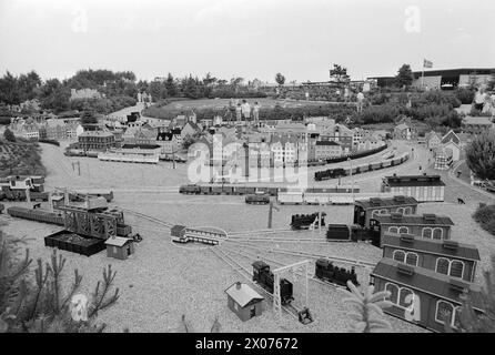 Current 30 - 6 - 1973: Playland for young and oldLegoland is a mini-kingdom that lives only on tourism. Last year, this fantasy world near Billund in Denmark was visited by no less than 777,000 enthusiastic people – young and old. The peak visit in one day is 20,000 people. Legoland is an adventure world for children, but it still attracts more adults. Last year, fully 70 per cent of the visitors were adults.  Photo: Ivar Aaserud / Aktuell / NTB ***PHOTO NOT IMAGE PROCESSED*** Stock Photo