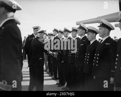 C-IN-C MEDITERRANEAN ABOARD HMS SIRIUS. 14 AND 21 MARCH 1943, ALGIERS ...