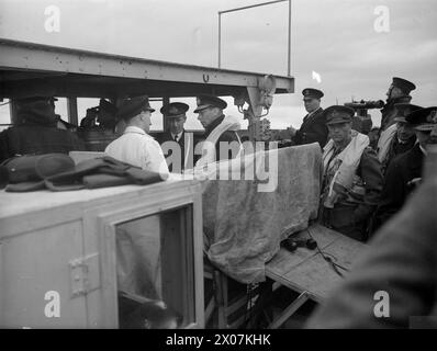 On 16 June 1944, the King toured Normandy invasion beaches aboard HMS ...