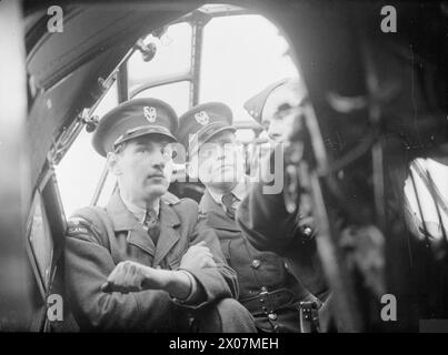Polish airmen receive ground instruction on bomb-aiming procedures at ...
