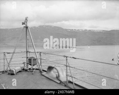 COMBINED BRITISH AND AMERICAN NAVAL FORCE PROTECT NORTHERN CONVOYS ...