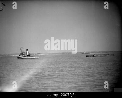 INVASION CRAFT REHEARSAL. 24 TO 28 APRIL 1944, OFF THE ISLE OF WIGHT ...