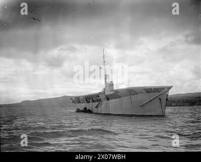 SS EMPIRE MACANDREW, A MERCHANT AIRCRAFT CARRIER (OR MAC SHIP), 13 JULY ...