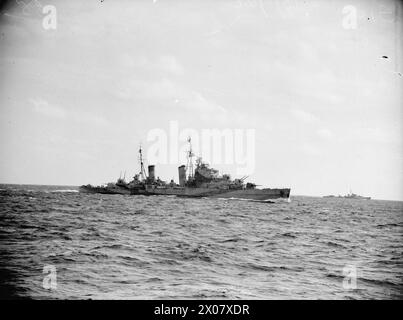 COMBINED OPERATIONS OFF THE NORTH AFRICAN COAST. - HMS SIRIUS with HMS ...