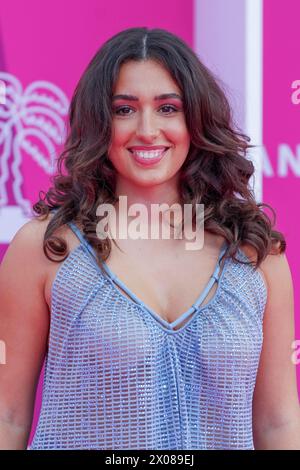 Maya Borsali attend the Pink Carpet on opening ceremony of the 7th