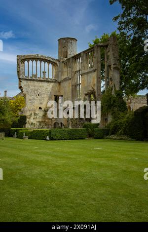 Sudeley Castle gardens, Wichcombe, Gloucestershire,UK Stock Photo