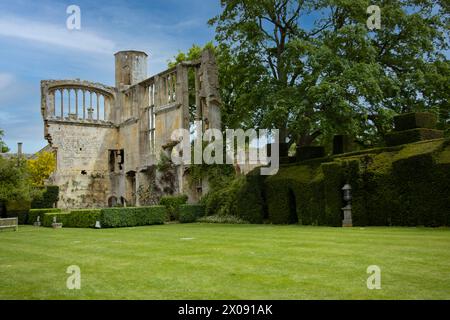 Sudeley Castle gardens, Wichcombe, Gloucestershire,UK Stock Photo