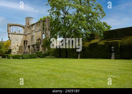 Sudeley Castle gardens, Wichcombe, Gloucestershire,UK Stock Photo