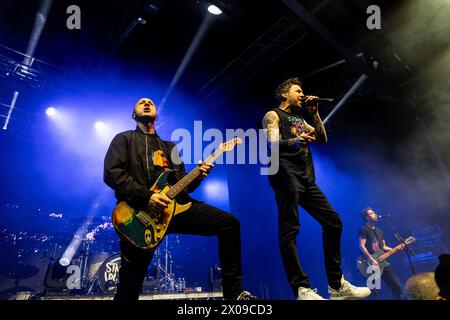 Milan, Italy. 25th Jan, 2024. Simple Plan is performing at Fabrique Milan in Milan, Italy, on January 25, 2024. (Photo by Roberto Finizio/NurPhoto) Credit: NurPhoto SRL/Alamy Live News Stock Photo