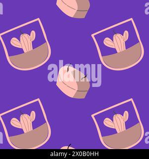 Aromatherapy Seamless Pattern with Vector Candles. Vector illustration can used for wrapping paper, wallpapers, posters, cover design. Stock Vector