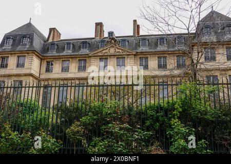 Back side of the Musée Picasso Paris, France. Stock Photo