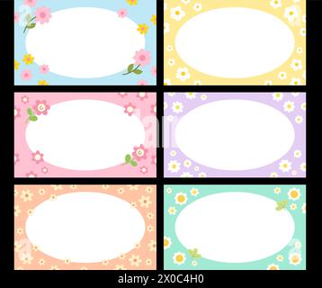 Cute pink background, with floral frame, for card decoration be mine ...