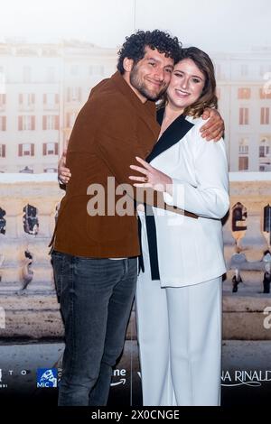 April 9, 2024, Milano, Italy: The photocall for the presentation of Michela Giraud's film entitled ''Flaminia'' took place in Milan at the Anteo cinema. (Credit Image: © Luca Marenda/Pacific Press via ZUMA Press Wire) EDITORIAL USAGE ONLY! Not for Commercial USAGE! Stock Photo