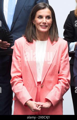Las Palmas. Spain. 20240411,  Queen Letizia of Spain attends National Innovation and Design Awards 2023 at Miller Building on April 11, 2024 in Las Palmas, Spain Stock Photo