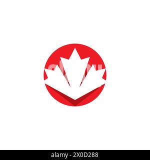 Maple Tree Logo Simple Design. maple icon vector illustration Stock Vector