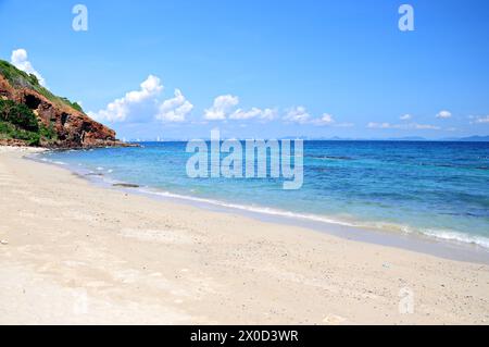 Landscape view of koh larn island popular tropical beach in Chonburi province, Thailand Stock Photo