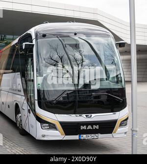 Muenchen Ger, Mannschaftsbus Deutsche Fussball Nationalmannschaft Zur 