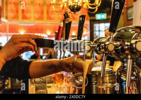 typical dutch brewery, Amsterdam, Netherlands Stock Photo