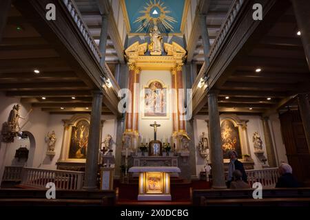 Engelse Kerk, church dating from the 15th century, Begijnhof Chapel, Amsterdam, Netherlands Stock Photo