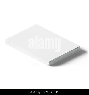 Creative concept isometric various papers isolated against plain background , suitable for your asset elements. Stock Photo