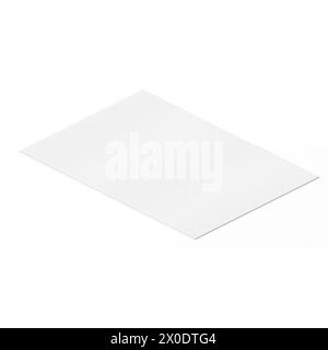 Creative concept isometric various papers isolated against plain background , suitable for your asset elements. Stock Photo