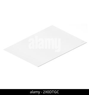 Creative concept isometric various papers isolated against plain background , suitable for your asset elements. Stock Photo