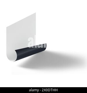 Creative concept isometric various papers isolated against plain background , suitable for your asset elements. Stock Photo
