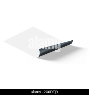 Creative concept isometric various papers isolated against plain background , suitable for your asset elements. Stock Photo