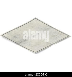 Creative concept isometric various papers isolated against plain background , suitable for your asset elements. Stock Photo