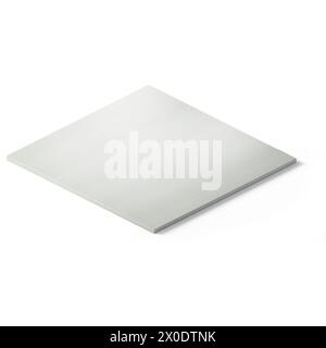 Creative concept isometric paper texture isolated against plain background , suitable for your asset elements. Stock Photo