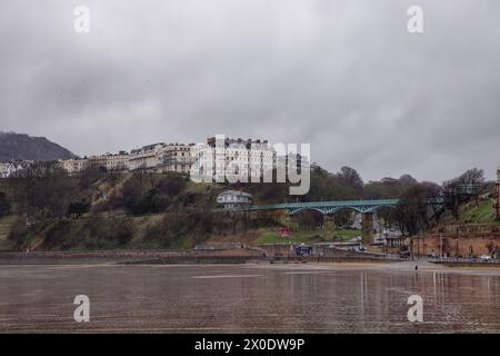 Wintery day on Scarborough Beach Stock Photo