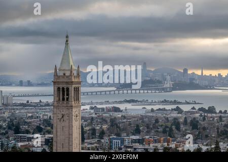 Sunrise over Berkeley Stock Photo