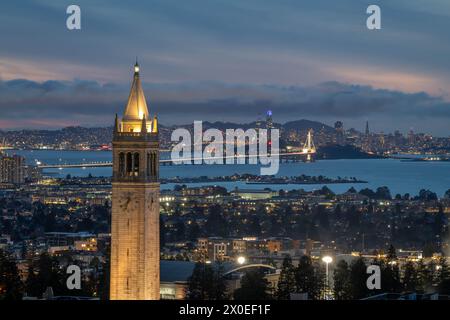 Sunrise over Berkeley Stock Photo